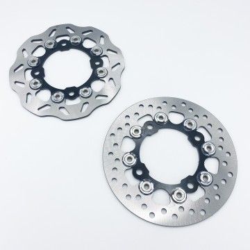 190mm Floating 4-Hole Black AVO Brake Disc - 1