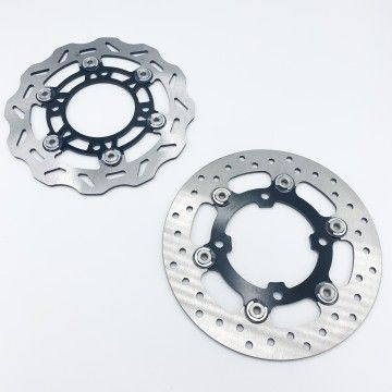 210mm Floating 4-Hole Black AVO Brake Disc - 1
