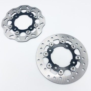200mm Floating 4-Hole Black AVO Brake Disc - 1