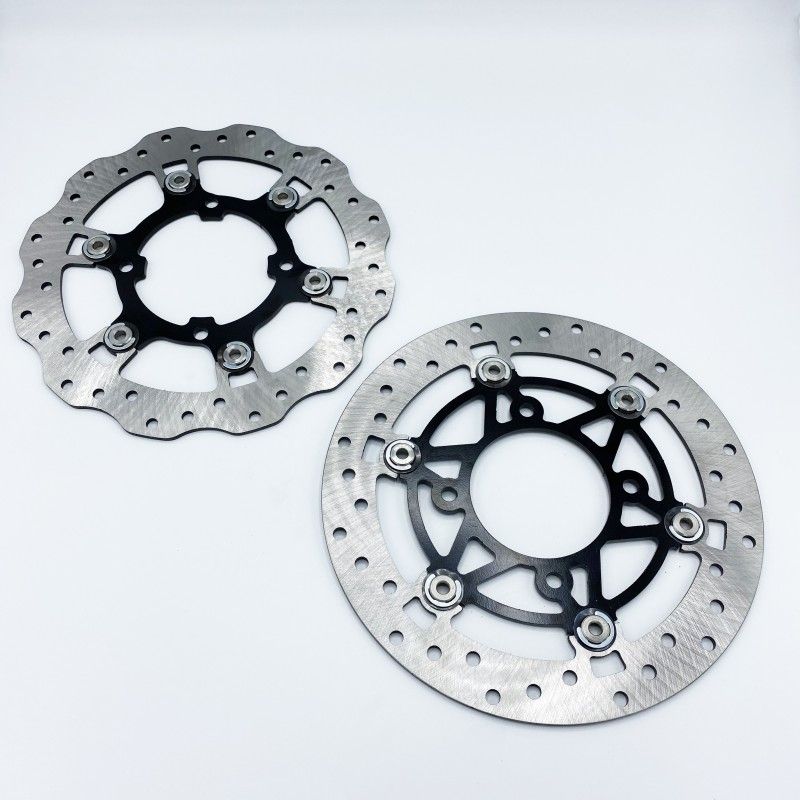 220mm Floating 4-Hole Black Brake Disc  AVO - 1