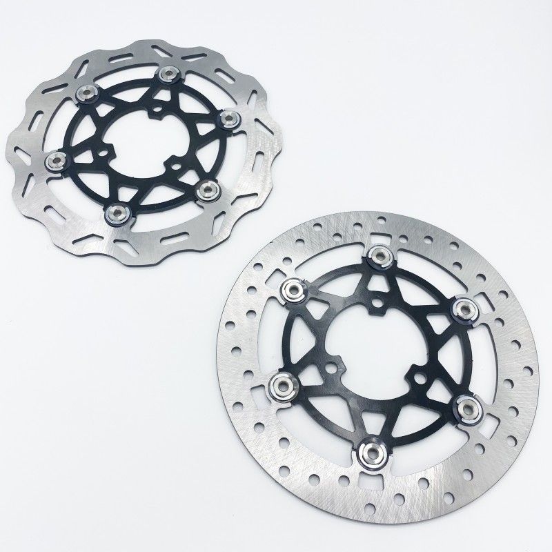 230mm Floating 3-Hole Black Brake Disc  AVO - 1