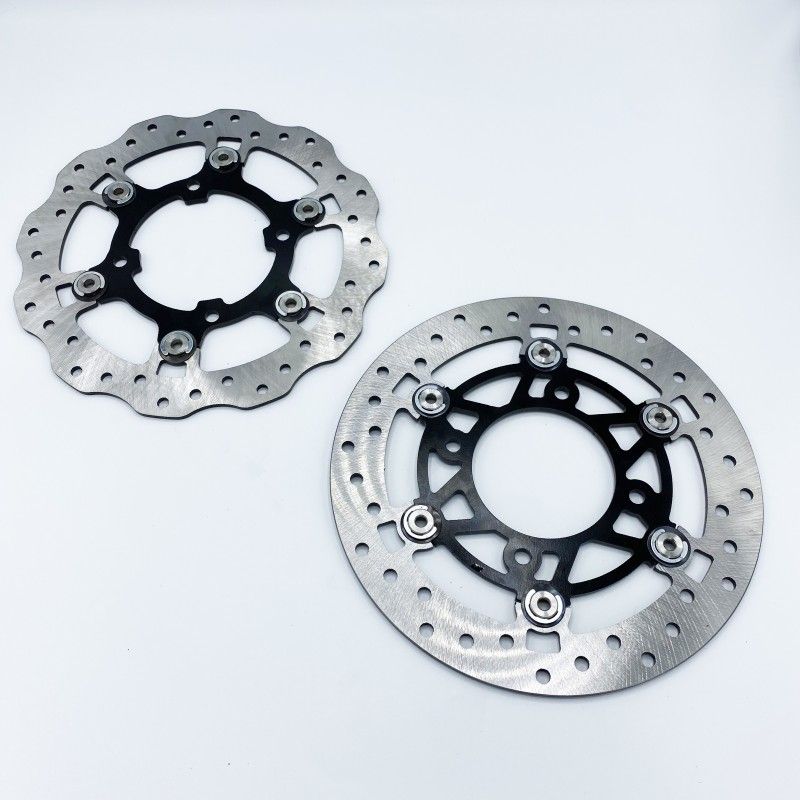 Brake Disc 230 mm Floating 4 Holes Black AVO - 1