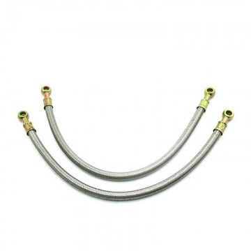 Tubi Olio Radiatore Intrecciato Attacco Da 8 / 10 mm - 80 CM  AVO - 1
