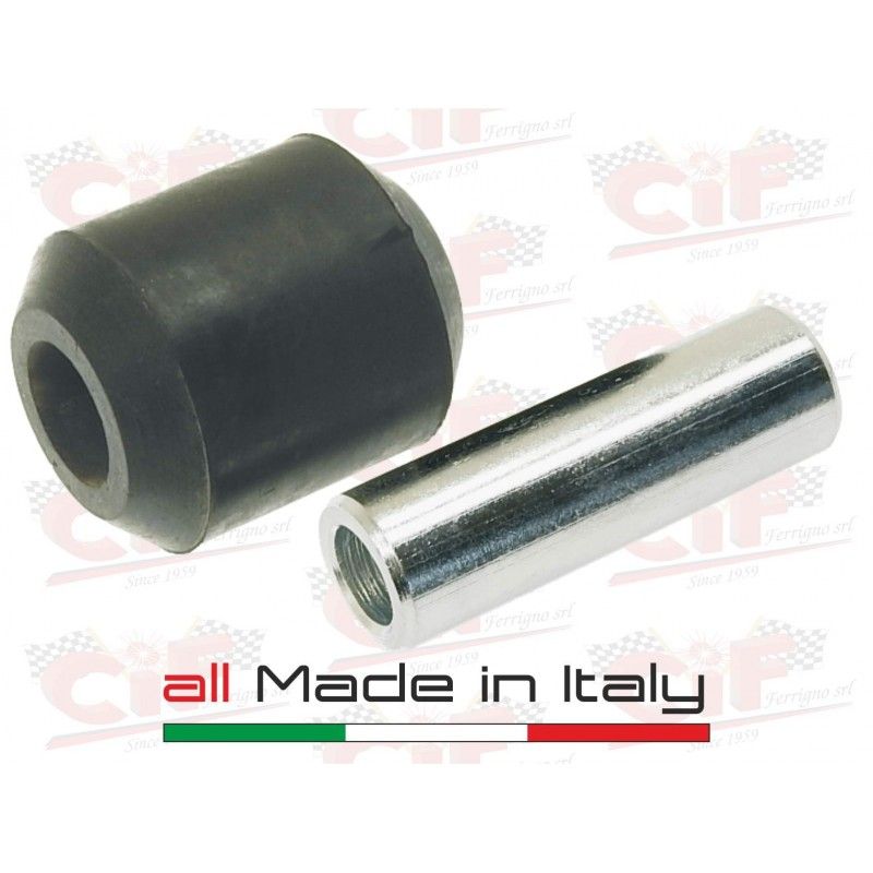 LOWER ELASTIC SUPPORT KIT + IRON SOCKET shock absorber attachment  CIF - 1