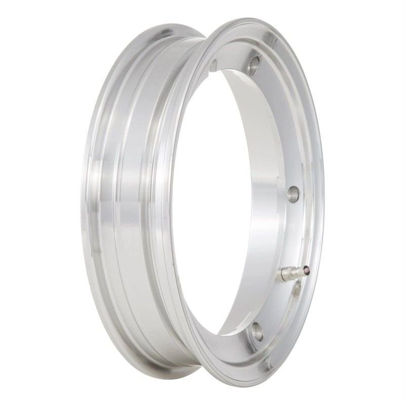 SIP Tubeless Rim 2.0 - 2.10 Polished Silver For Classic Vespa 10" SIP - 1