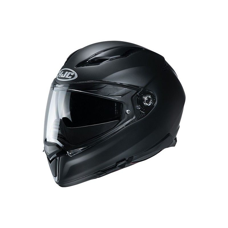 HJC F70 UNI SEMI FLAT BLACK HJC Full Face Helmet - 1