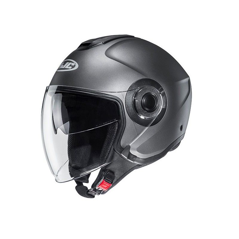 HJC i40 UNI SEMI FLAT TITANIUM Semi-Full Helmet HJC - 1