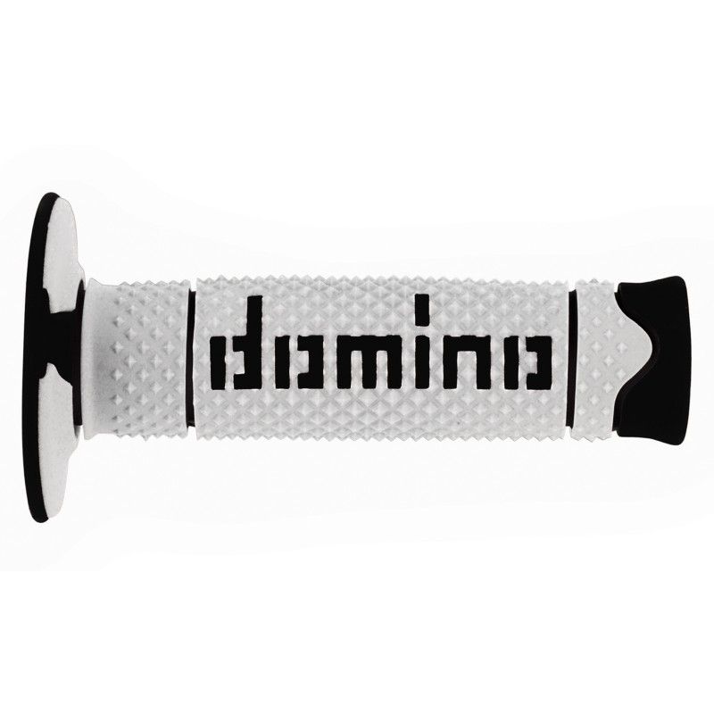 PAIR OF WHITE/BLACK OFF-ROAD DOMINO code A26041C4046A7-0  DOMINO - 1
