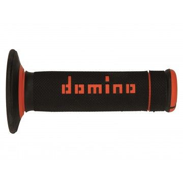 PAIR OF X-TREME BLACK/ORANGE GRIPS DOMINO code A19041C4540A7-0 DOMINO - 1