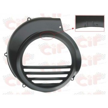 ORIGINAL FAN COVER BLACK VESPA PX DISC BRAKE-PXE RAINBOW CIF : 5094-N CIF - 1