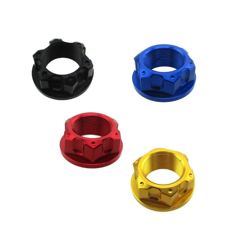 CNC Ergal Steering Head Nut - M22 x 1.00  AVO - 1