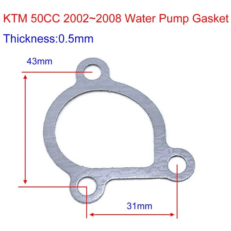 Water pump gasket for ktm50 sx AVO - 1