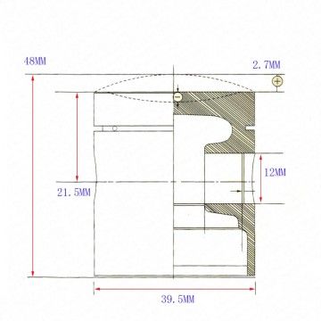 Cylinder Kit for KTM 50 AVO Replica Engines - 3