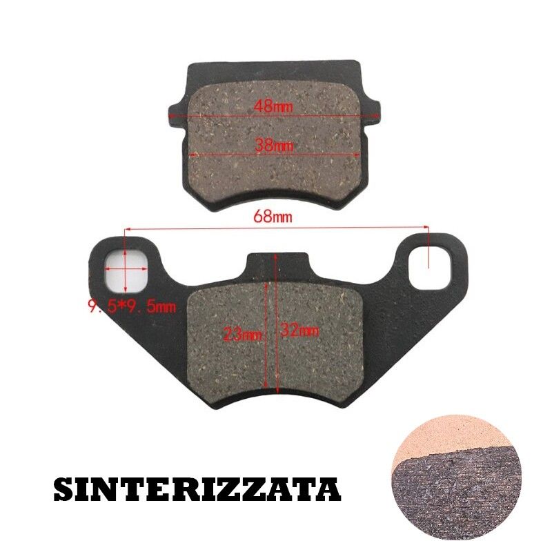 Brake Pads for Pitbikes 50 - 250 cc Mod. 10 Sintered  AVO - 1