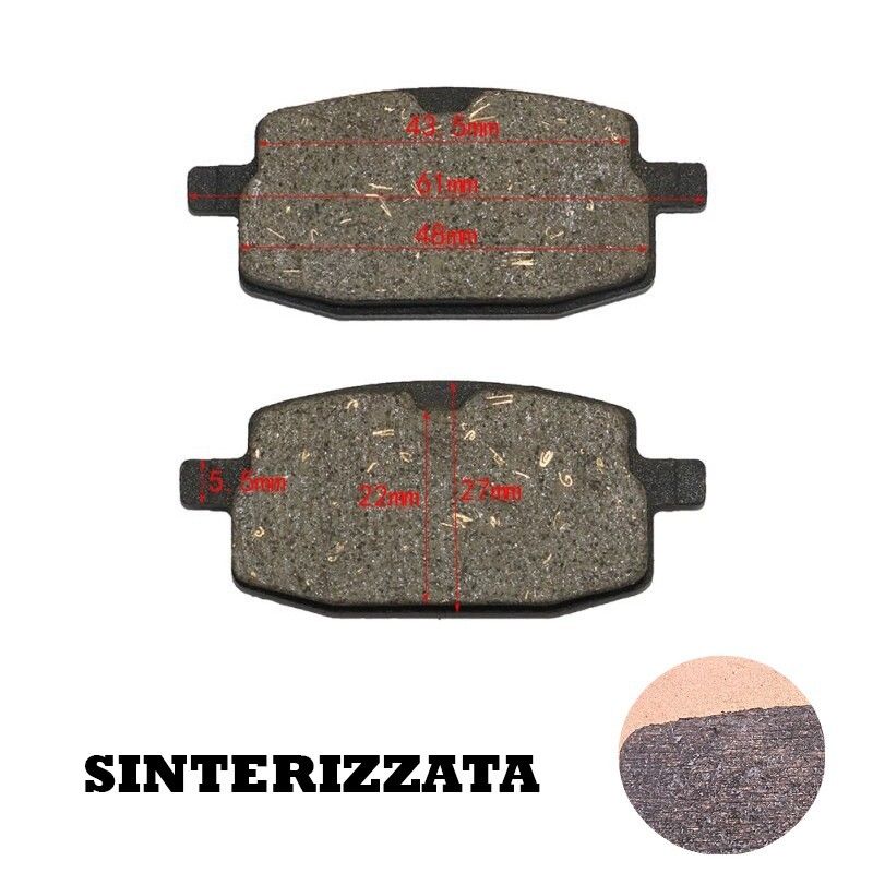 Brake Pads for Pitbike 50 - 250 cc Mod. 5 Sintered  AVO - 1