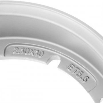 Cerchio SIP Tubeless 2.0 - 2.10 Argento Per Vespa Classica 10" - 81067100  SIP - 4