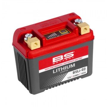 BATTERIA LITIO 12,8 V 2 Ah (24 Wh) BS BATTERY BSLI-02  BS BATTERY - 1
