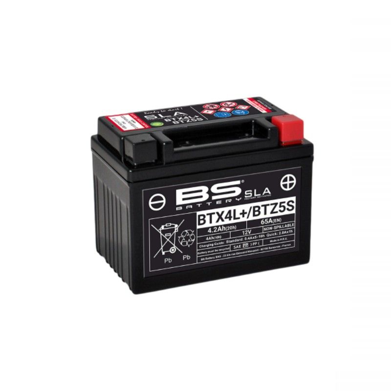 SLA BATTERY 12 V 4.2 Ah BTX4L+/ BTZ5S BS BATTERY  BS BATTERY - 1