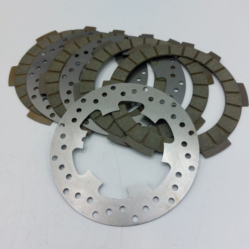 Clutch kit 4 discs Vmc for single spring clutches Vespa small frame VMC RACING - 1