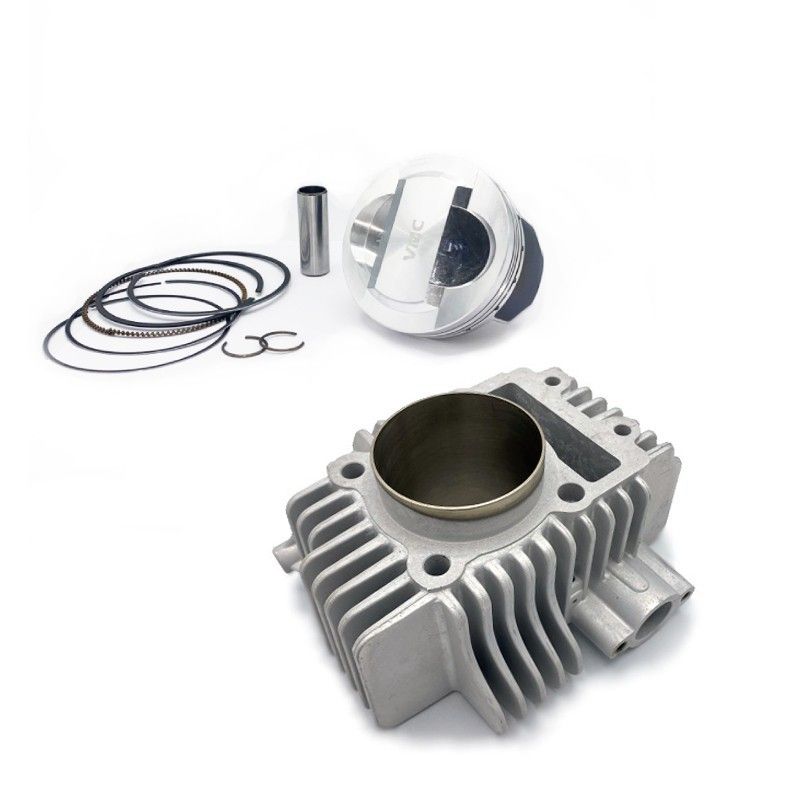 Nikasil Cylinder and Forged Piston 60 mm For Original Head and TB YX / GPX Engine  VMC RACING - 1