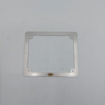 VMC stainless steel license plate frame for mopeds  VMC RACING - 1