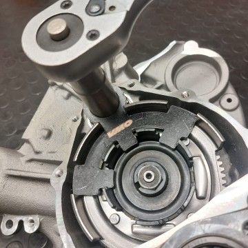 Clutch basket and VMC pinion locking key for small frame Vespas  VMC RACING - 5