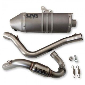 LM T7 COMPLETE EXHAUST For VMC Pitbike (160 / 172 Engine) LM EXHAUST - 1