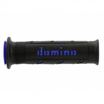 COPPIA MANOPOLE NERO/BLU ROAD-RACING DOMINO cod. A25041C4840C7-0  DOMINO - 1