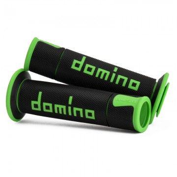 PAIR OF BLACK/GREEN ROAD-RACING DOMINO code A45041C4440B7-0 DOMINO - 1