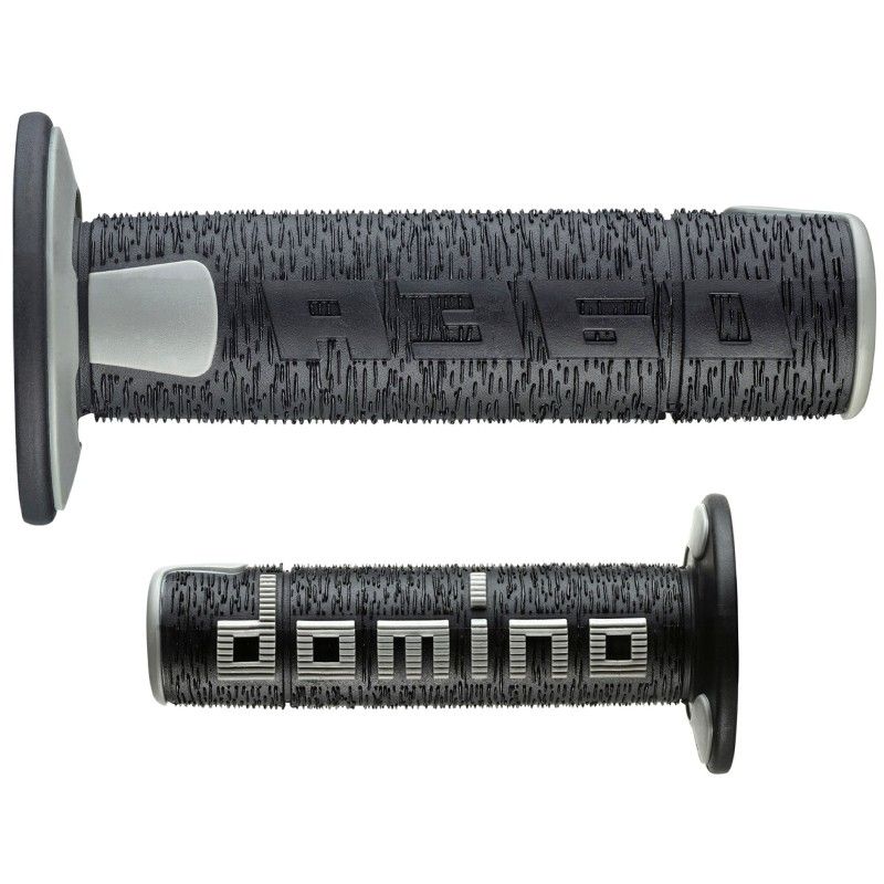 PAIR OF BLACK/GREY OFF-ROAD DOMINO GRIPS code A36041C4052A7-0 DOMINO - 2