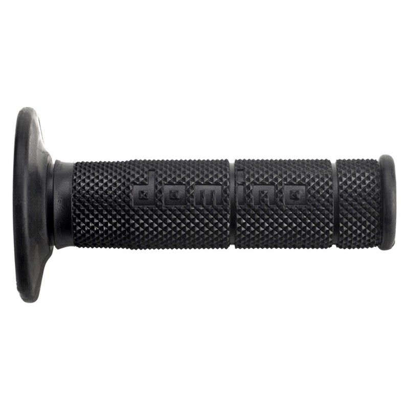 PAIR OF BLACK CROSS/ENDURO GRIPS Code 6131.82.40.06 DOMINO - 2
