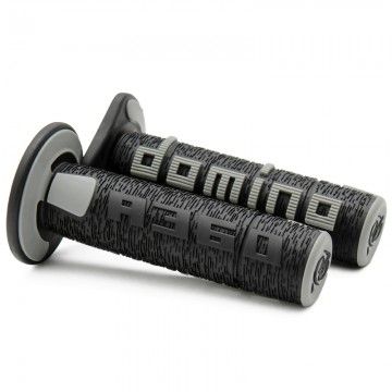 PAIR OF BLACK/GREY OFF-ROAD DOMINO GRIPS code A36041C4052A7-0 DOMINO - 2