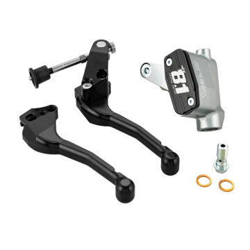 Kit VB-11 Pompa Freno e Leva Frizione OTTOPUNTOUNO 8.1 Vespa PX – Alluminio CNC Ø 11 mm – Black Edition	  ottopuntouno 8.1 - 2