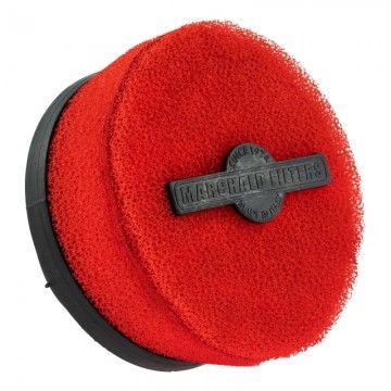 MARCHALD Power Double Layer Perpendicular Air Filter Ø 65mm x 65mm Red - Red  Marchald Filter - 2