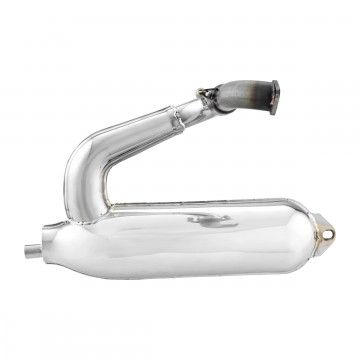 VMC SILURO SPORT CHROMED muffler for Vespa Small frame  VMC RACING - 6