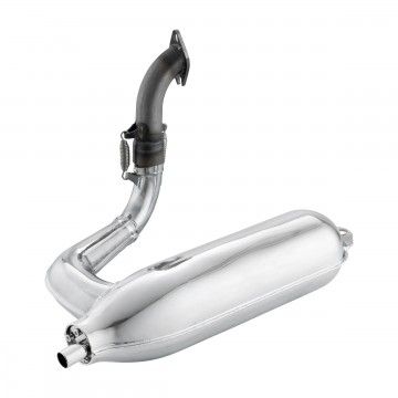 Marmitta VMC SILURO SPORT CROMATA per Vespa Small frame  VMC RACING - 8