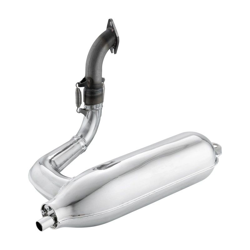 VMC SILURO SPORT CHROMED muffler for Vespa Small frame  VMC RACING - 8