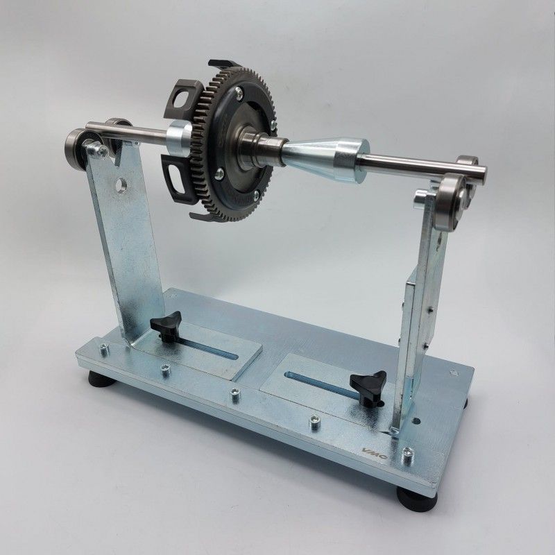 Banco Vmc per controllo bilanciatura, equilibratura, centraggio alberi e cerchi moto fino a 14"  VMC RACING - 13