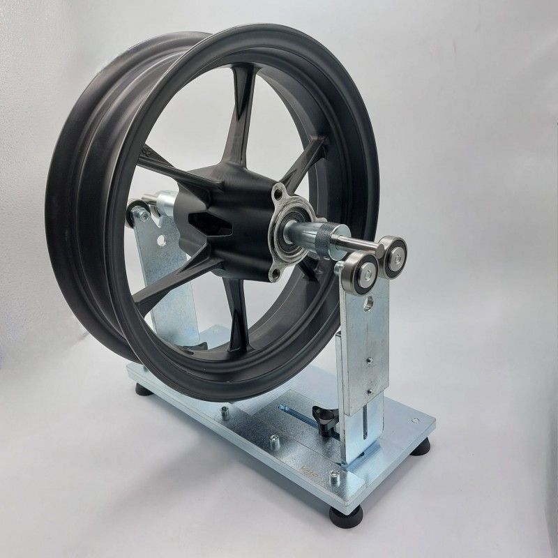 Banco Vmc per controllo bilanciatura, equilibratura, centraggio alberi e cerchi moto fino a 14"  VMC RACING - 15