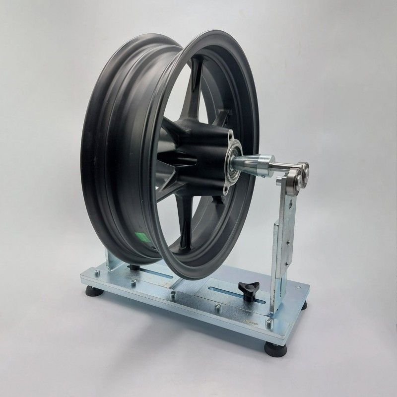 Banco Vmc per controllo bilanciatura, equilibratura, centraggio alberi e cerchi moto fino a 14"  VMC RACING - 16