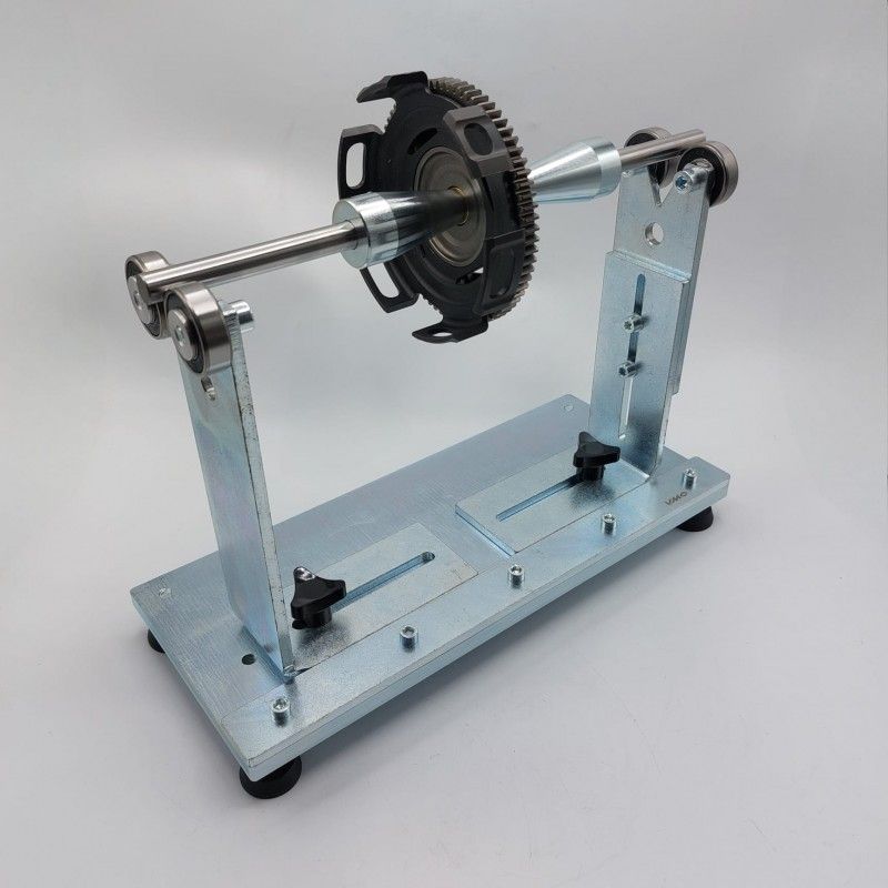 Banco Vmc per controllo bilanciatura, equilibratura, centraggio alberi e cerchi moto fino a 14"  VMC RACING - 14