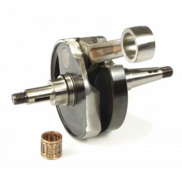 Albero Motore MAZZUCCHELLI AMT 166M per Vespa PE 200 - Anticipato - Corsa 60 mm - Cuscinetto 25 - Biella int. 110  NUOVA MAZZUCC
