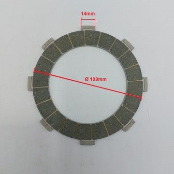 VMC 10-spring steel clutch for Vespa Large Frame  VMC RACING - 8