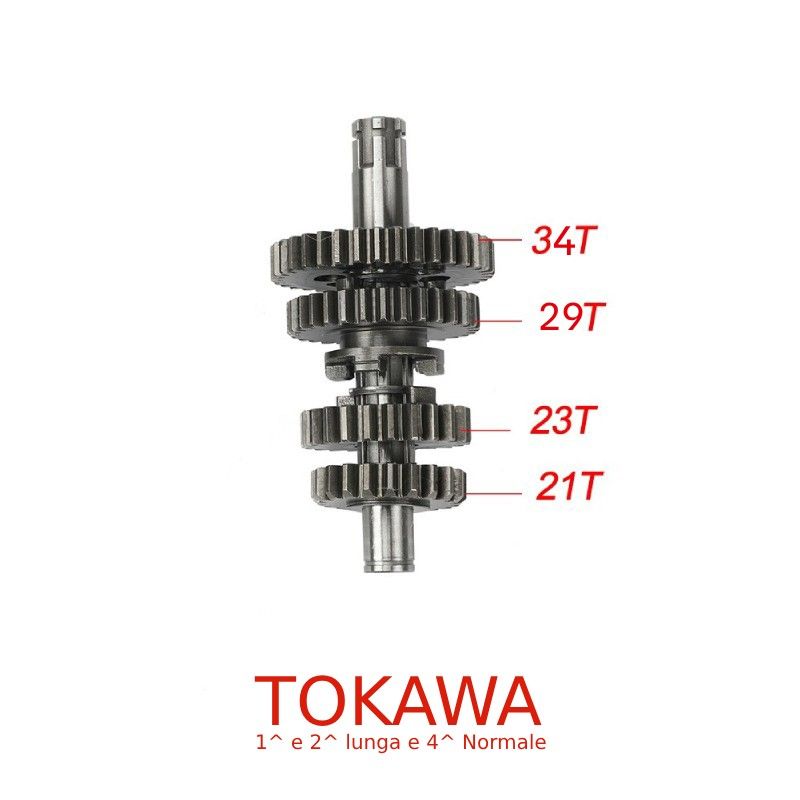 Albero Cambio Secondario Per YX - ZR1 - 1 e 2 Lunga e 4 Normale ( Tokawa )  AVO - 1