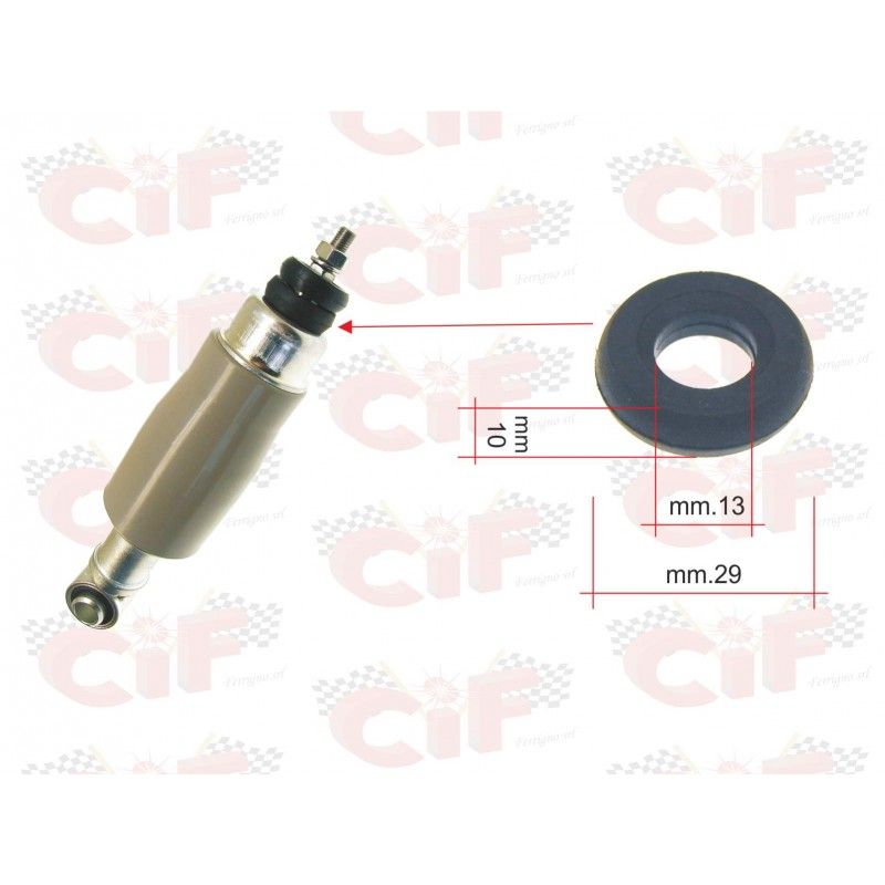TAMPONE DI RISCONTRO (SUPERIORE) PER AMMORTIZZATORE ANTERIORE VESPA 50 -  CIF - 1