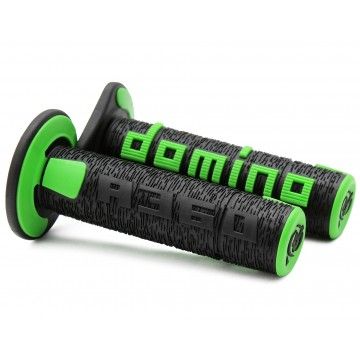 PAIR OF BLACK/GREEN OFF-ROAD DOMINO code A36041C4044A7-0 DOMINO - 1