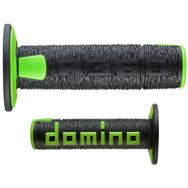 PAIR OF BLACK/GREEN OFF-ROAD DOMINO code A36041C4044A7-0 DOMINO - 1