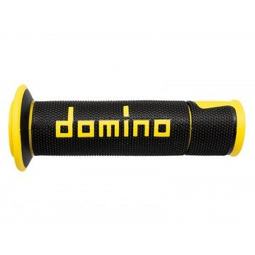 PAIR OF BLACK/YELLOW ROAD-RACING DOMINO code A45041C4740B7-0 DOMINO - 2