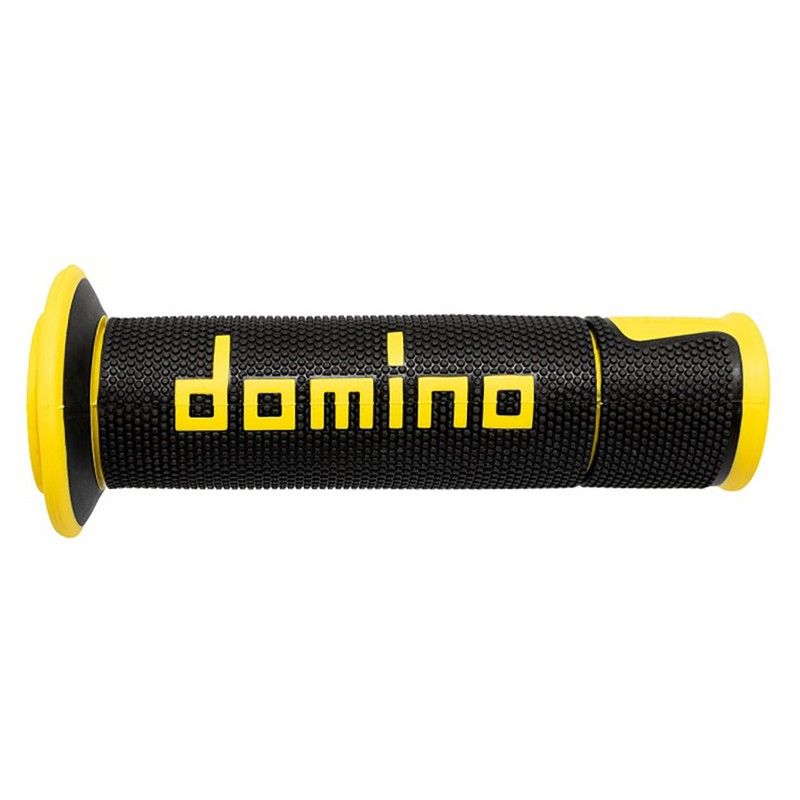 PAIR OF BLACK/YELLOW ROAD-RACING DOMINO code A45041C4740B7-0 DOMINO - 1