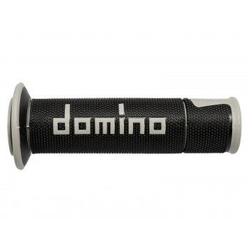 COPPIA MANOPOLE NERO/GRIGIO ROAD-RACING DOMINO cod. A45041C5240B7-0  DOMINO - 2